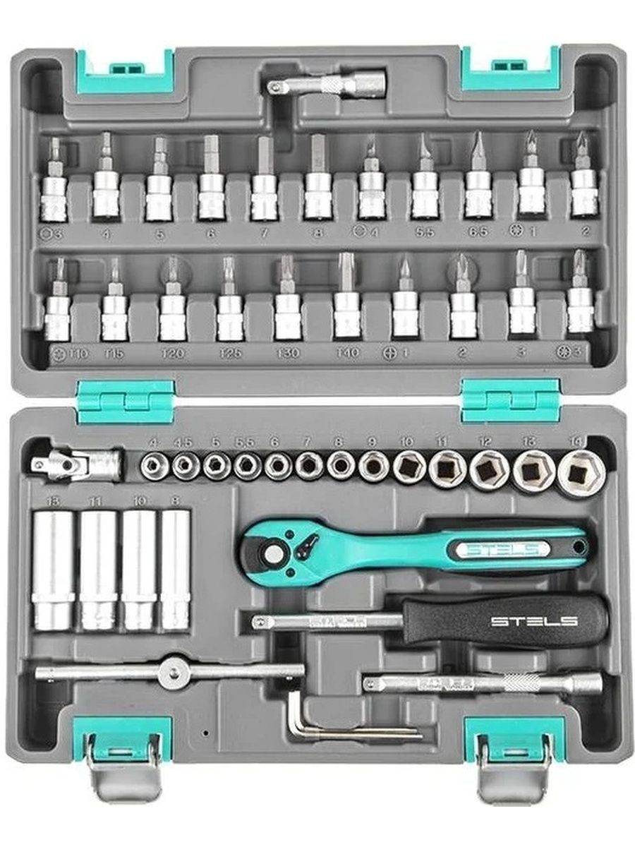 Инструменты 4 2. Набор инструментов stels 14099. Набор автомобильных инструментов stels 14099, 47 предм.. Набор инструмента stels 1/4