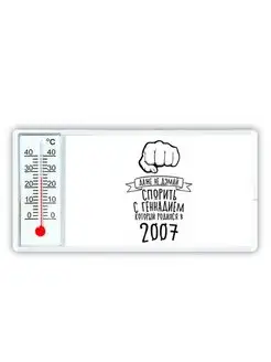 Магнит с термометром (размер 96х52мм)