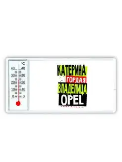 Магнит с термометром (размер 96х52мм)