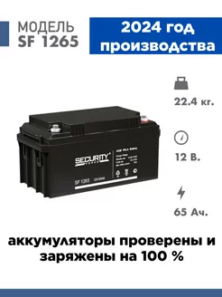 Аккумулятор SF 1265 12v 65Ah