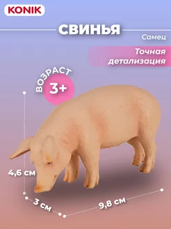 Фигурка-игрушка Свинья, самец