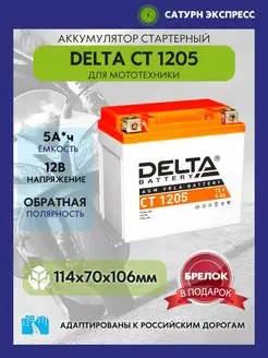 Аккумулятор Delta CT 1205