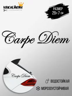 Наклейка на авто "Сarpe Diem" - 29 см