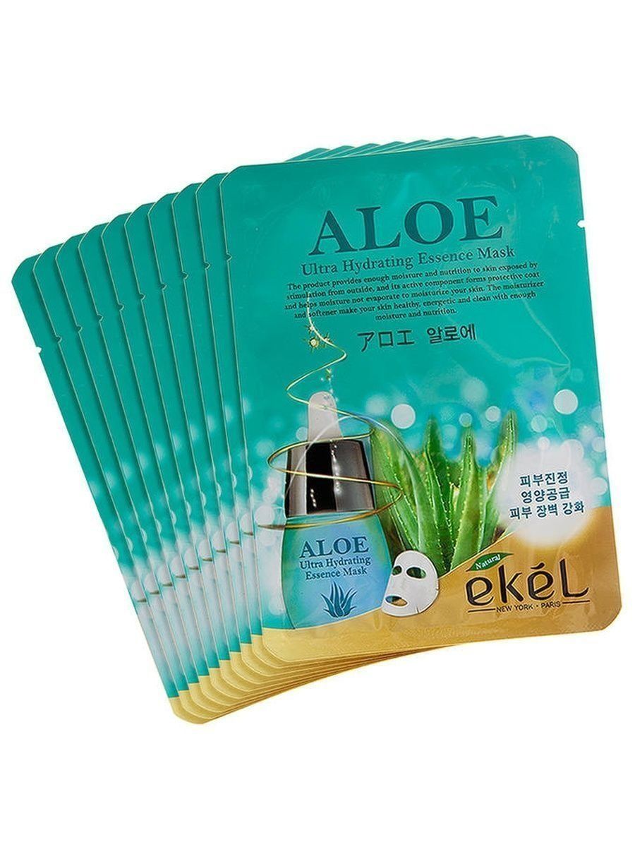 Essence маска. Тканевая маска для лица Ekel Aloe (алоэ) , ,. Ekel тканевая маска с алоэ. Ekel Aloe Ultra Hydrating Essence Mask. Маска для лица Ekel Aloe Ultra Hydrating Essence тканевая, с экстрактом алоэ, 25 мл.