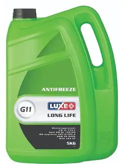 Антифриз LUXЕ -40 LONG LIFE G11 GREEN, 5кг