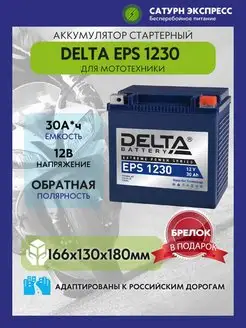 Аккумулятор Delta EPS 1230 12 В 30 Ач