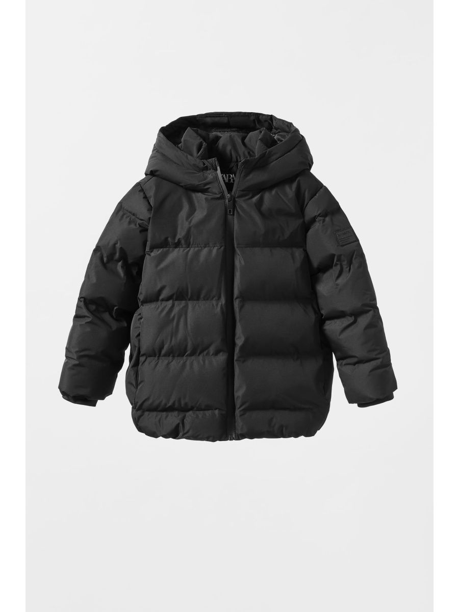 Термо деталь. Куртка Zara Kids Plain Thermo-Sealed Puffer.