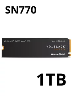 Внутренний SSD диск WD Black SN770 1 TB (WDS100T3X0E)