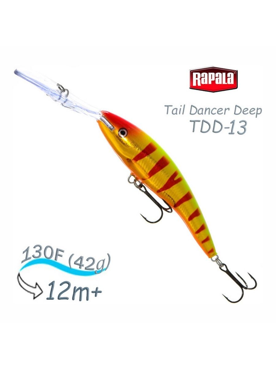 Deep tail. Рапала Тейл Дансер 9 HLWM. Rapala Deep Tail Dancer. Rapala Deep Dancer. Рапала дэнсер 20 футов.