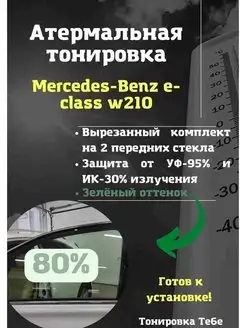 Термо тонир Merc e-class w210 80% green