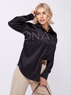 Блузка шелковая рубашка женская праздничная нарядная ЮNА 103452158 купить за 1 547 ₽ в интернет-магазине Wildberries