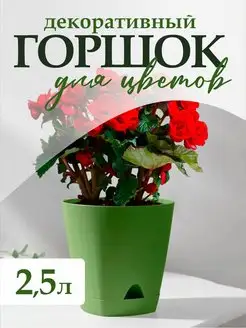 Горшок для растений и цветов 2,5л