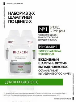 Профессиональный шампунь от выпадения волос Биоксин