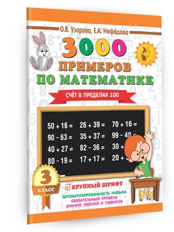 3000 примеров по математике. 3 класс. Счет в пределах 100