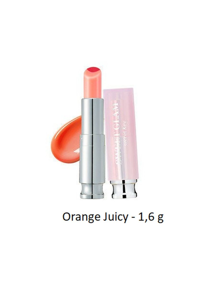 Crystal glam tint. Блеск Джуси оранжевый. Secret Key тинт для губ Sweet Glam TWOTONE Glow.