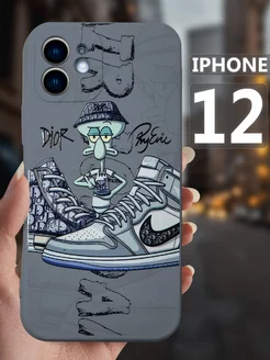 Чехол на iPhone 12 с принтом