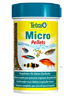 Корм для мелких видов рыб Micro Pellets 100мл