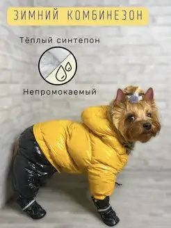 Зимний комбинезон для собак утеплённый