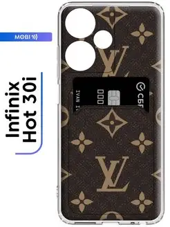 Чехол с карманом на Infinix Hot 30i