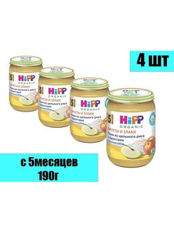 Каша из цельного риса с фруктами hipp