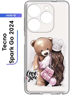 Прозрачный чехол на Tecno Spark Go 2024