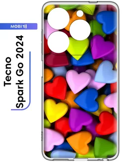 Силиконовый чехол для Tecno Spark Go 2024