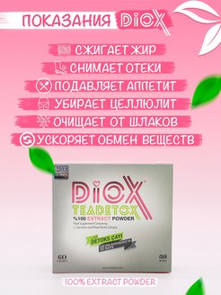 Diox чай для похудения отзывы