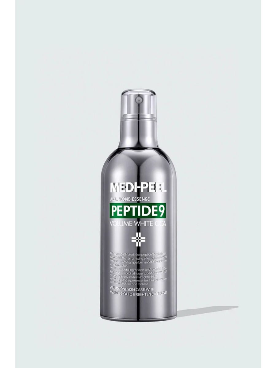 Меди пил пептиды 9 отзывы. Medi-Peel Peptide 9 Volume White cica Essence. Medi-Peel Peptide 9 Volume White cica Essence (100ml). Сыворотка Medi Peel Peptide 9. Medi-Peel эссенция выравнивающая тон Peptide 9 Volume White cica Essence 100 мл.