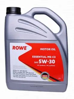 ESSENTIAL SAE 5W-30 MS-C3 4л