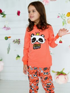 Пижама детская со штанами для девочки комплект домашний Ohana kids 104569699 купить за 360 ₽ в интернет-магазине Wildberries
