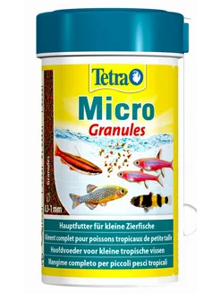 Корм для мелких видов рыб Micro Granules 100мл