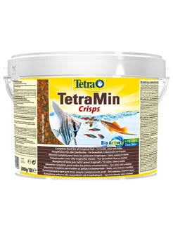 Корм для рыб всех видов TetraMin Crisps чипсы ведро 10л