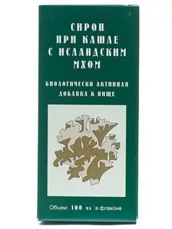 Сироп от кашля с исландским мхом 100мл