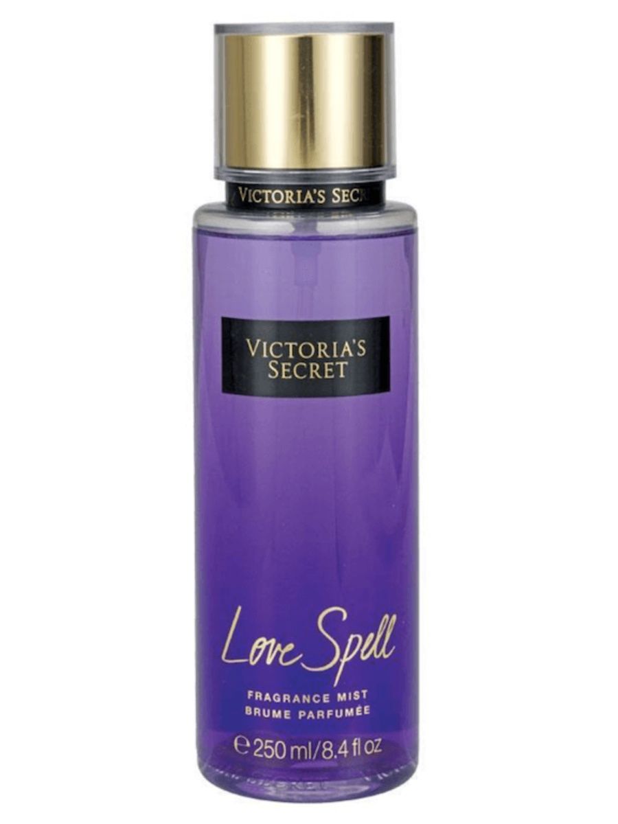 Parfum mist. Духи Виктория Сикрет Love Spell. Спрей для тела Виктория Сикрет Love Spell. Спрей- мист Victoria's Secret Love Addict, 250 ml. Парфюмированный спрей для тела Victoria's Secret Love sмell.