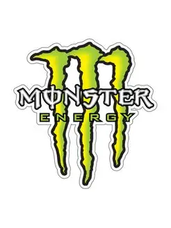 Наклейка Monster Energy 14х15 см