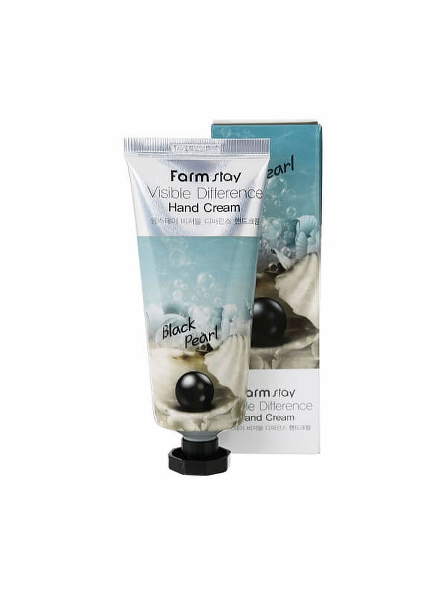 Крем для рук Farmstay с черным жемчугом hand Cream Black Pearl 100гр. Farmstay крем для рук visible difference hand Cream Black Pearl (черный жемчуг), 100мл. Крем для рук с экстрактом черного жемчуга visible difference hand Cream Black Pearl 100 мл.. Крем для рук с черным жемчугом Farmstay visible difference Black Pearl hand Cream 100 ml.