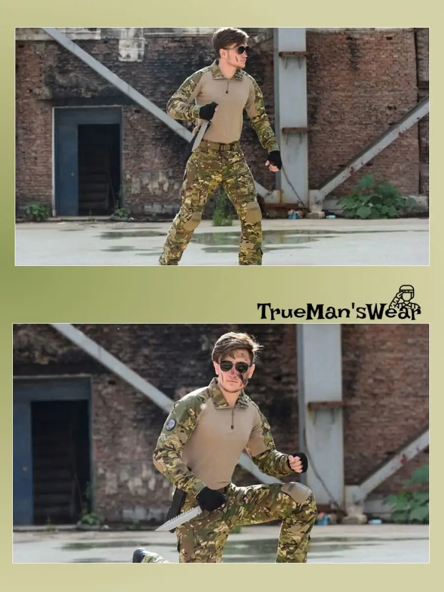 Тактические брюки с наколенниками TrueMansWear 105655623 купить за 3 869 ₽в интернет-магазине Wildberries