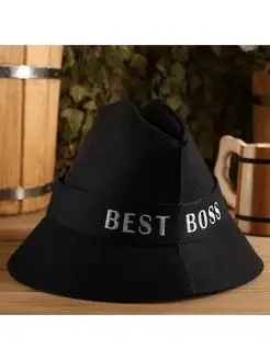 Шапка банная "Best Boss", экофетр