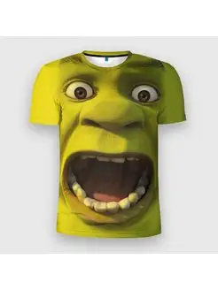 футболка 3d Slim Shrek