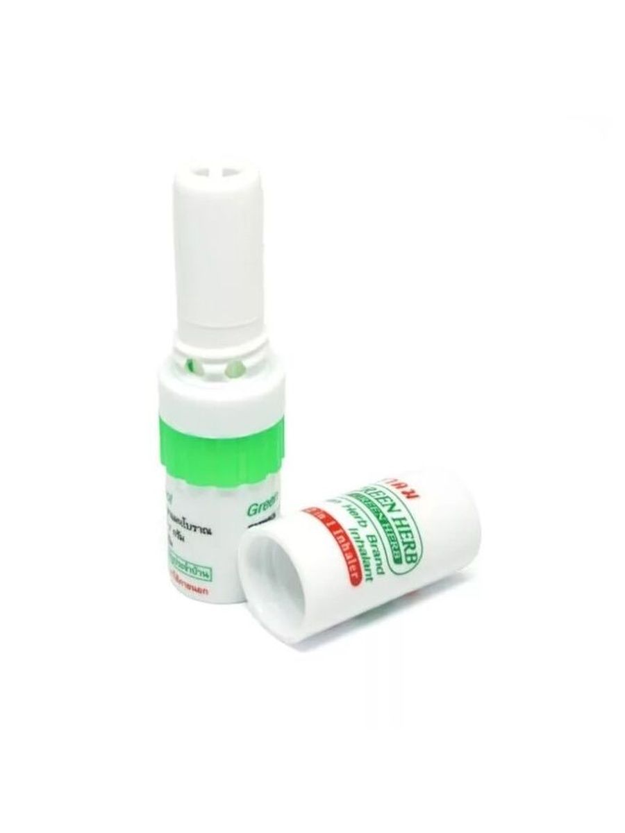 Карандаш от насморка. Green Herb brand карандаш-ингалятор для носа Inhaler, 10 мл.. Тайский ингалятор для носа 